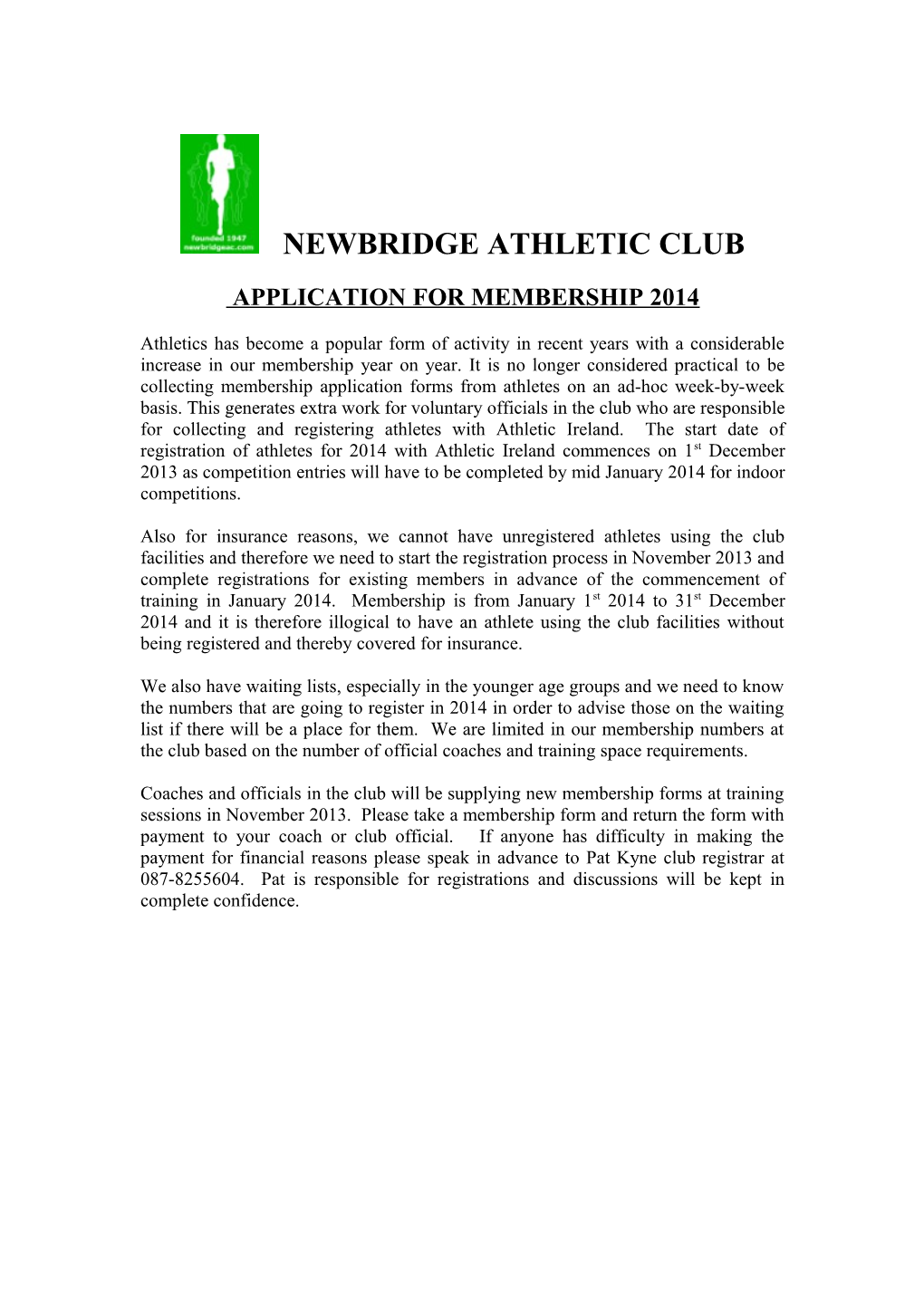 Newbridge Athletic Club