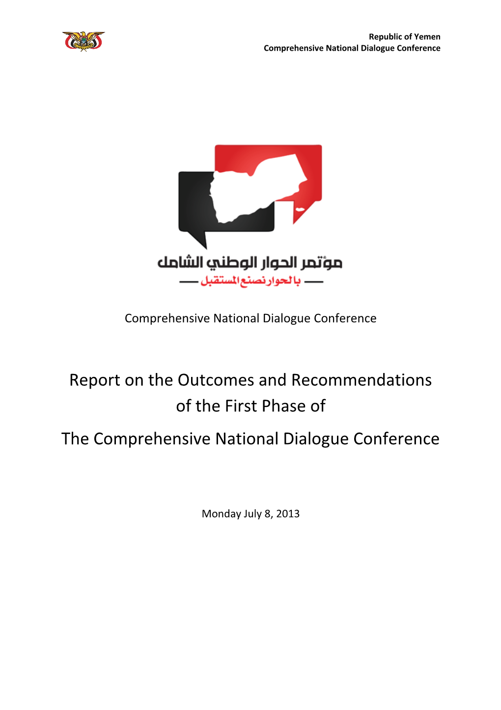 Comprehensive National Dialogue Conference