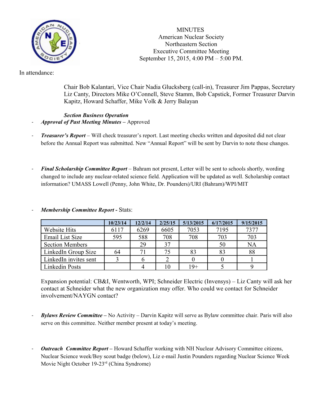 American Nuclear Society s1