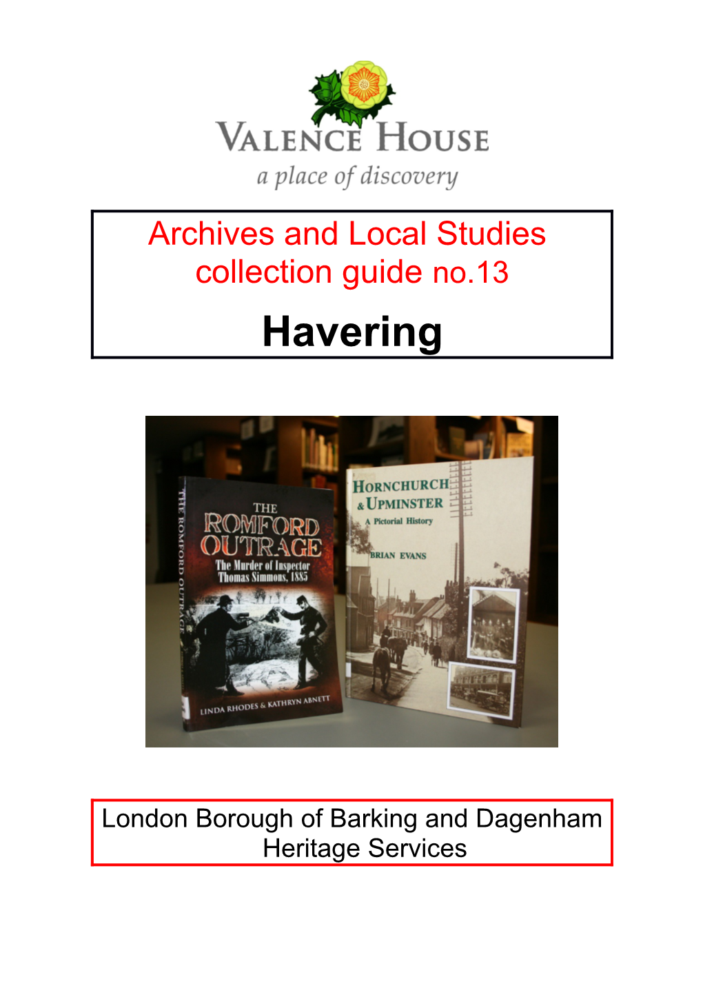 Archives and Local Studies