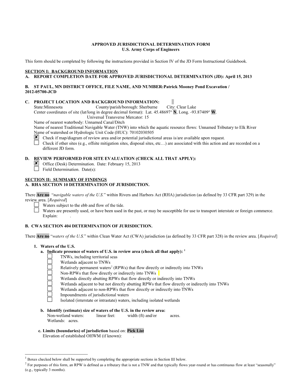 Approved Jurisdictional Determination Form s1