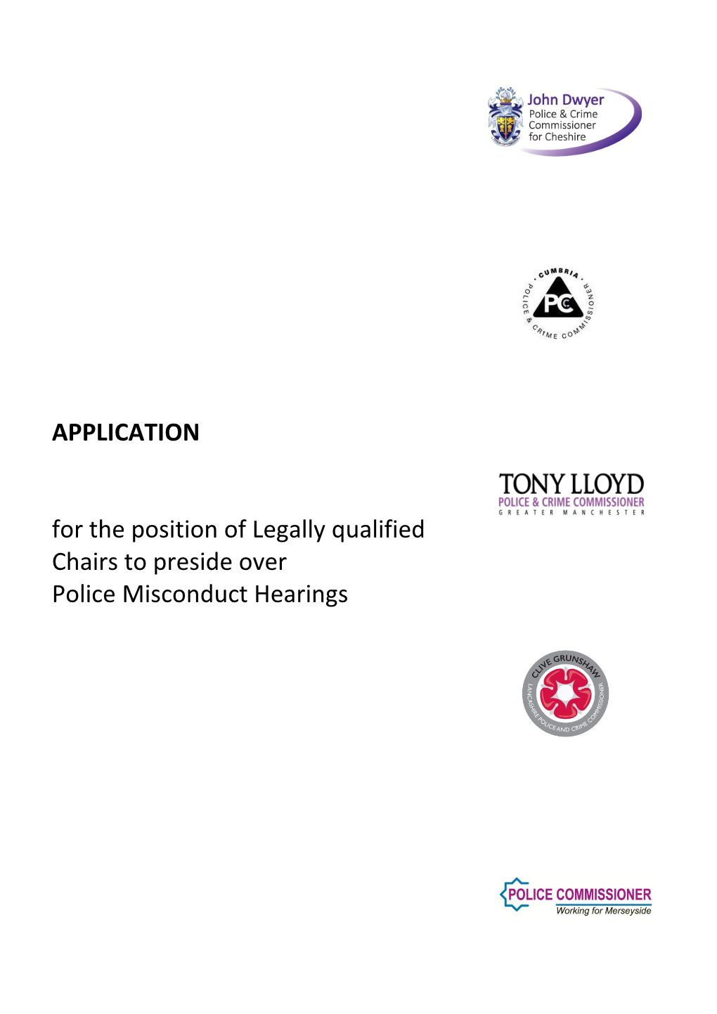For the Position of Legally Qualified