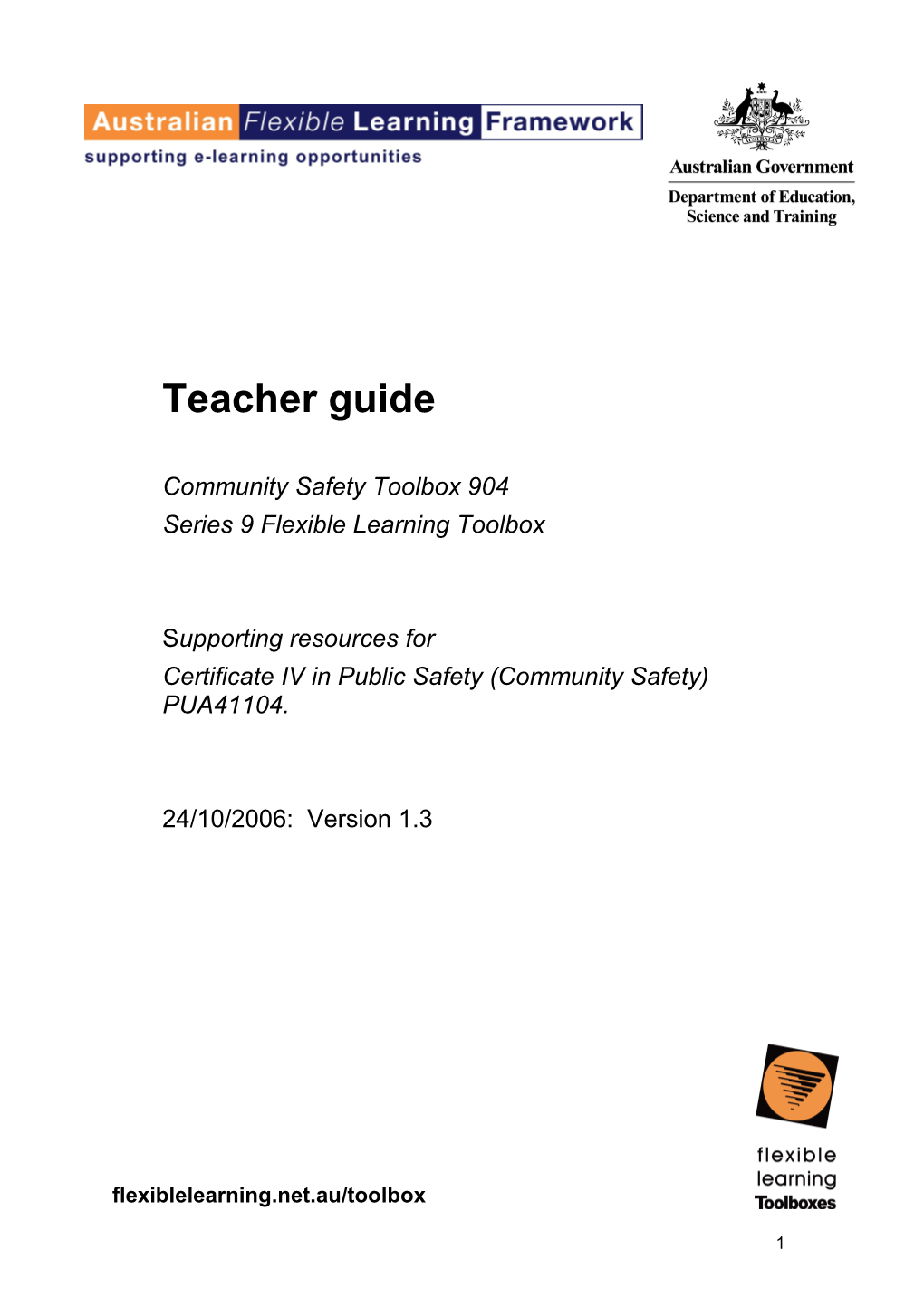 Woombalah Community Safety Toolbox