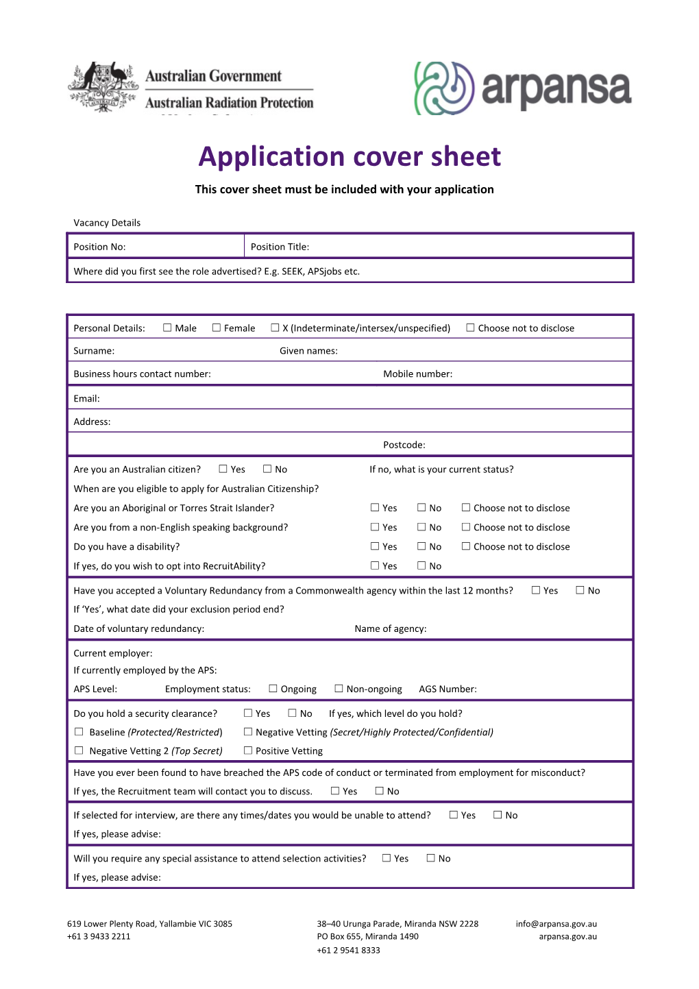 Application Cover Sheet s4