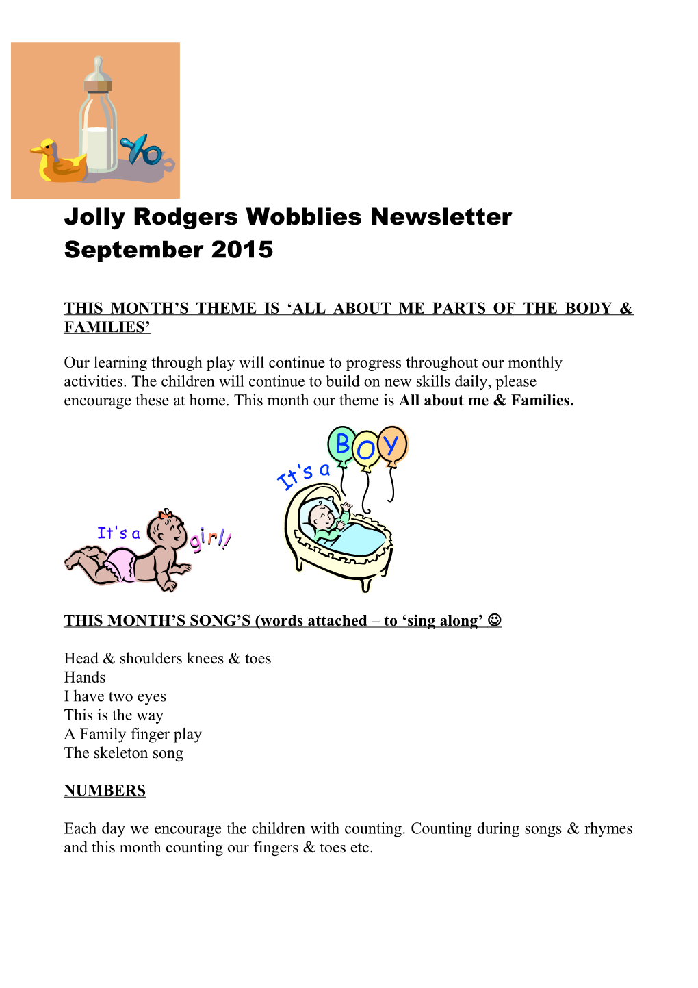 Jolly Pirates Newsletter September 2012 s2