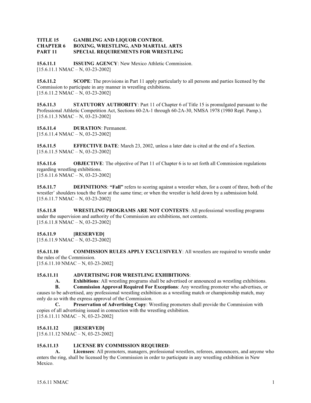 Title 15 Gambling and Liquor Control