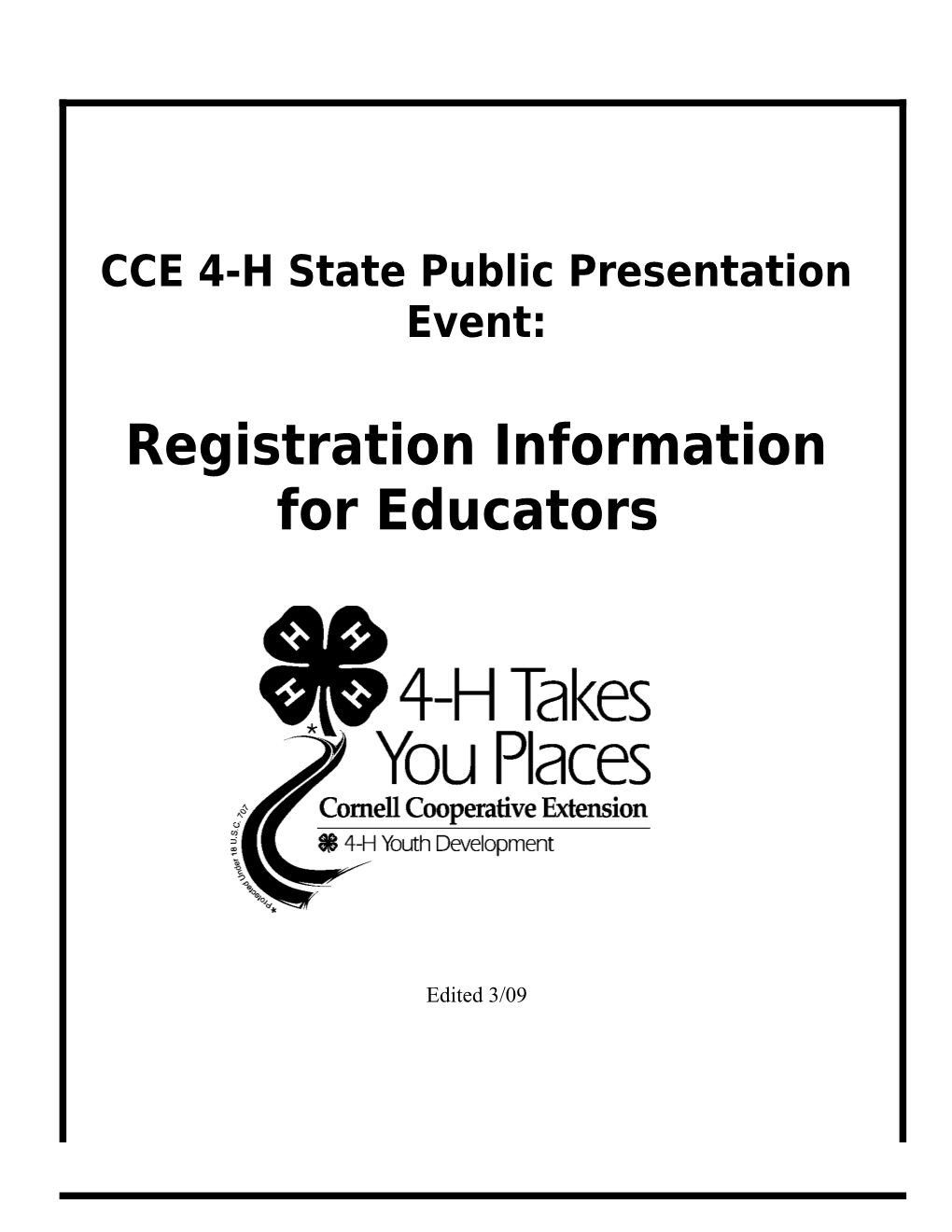 The 4-H Public Presentation Program
