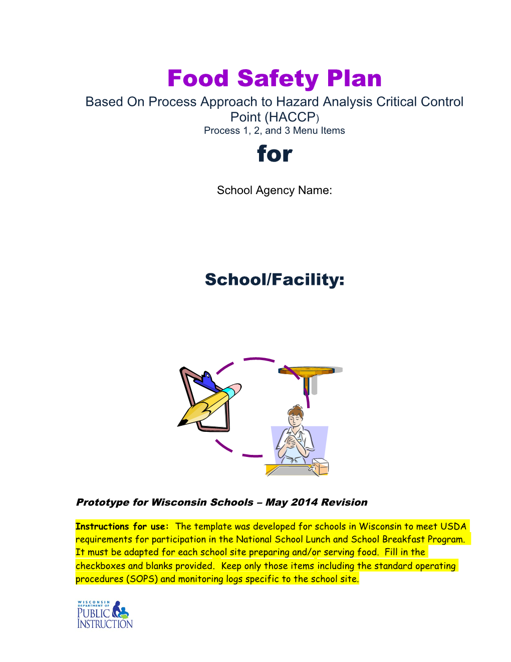 Food Safety Plan