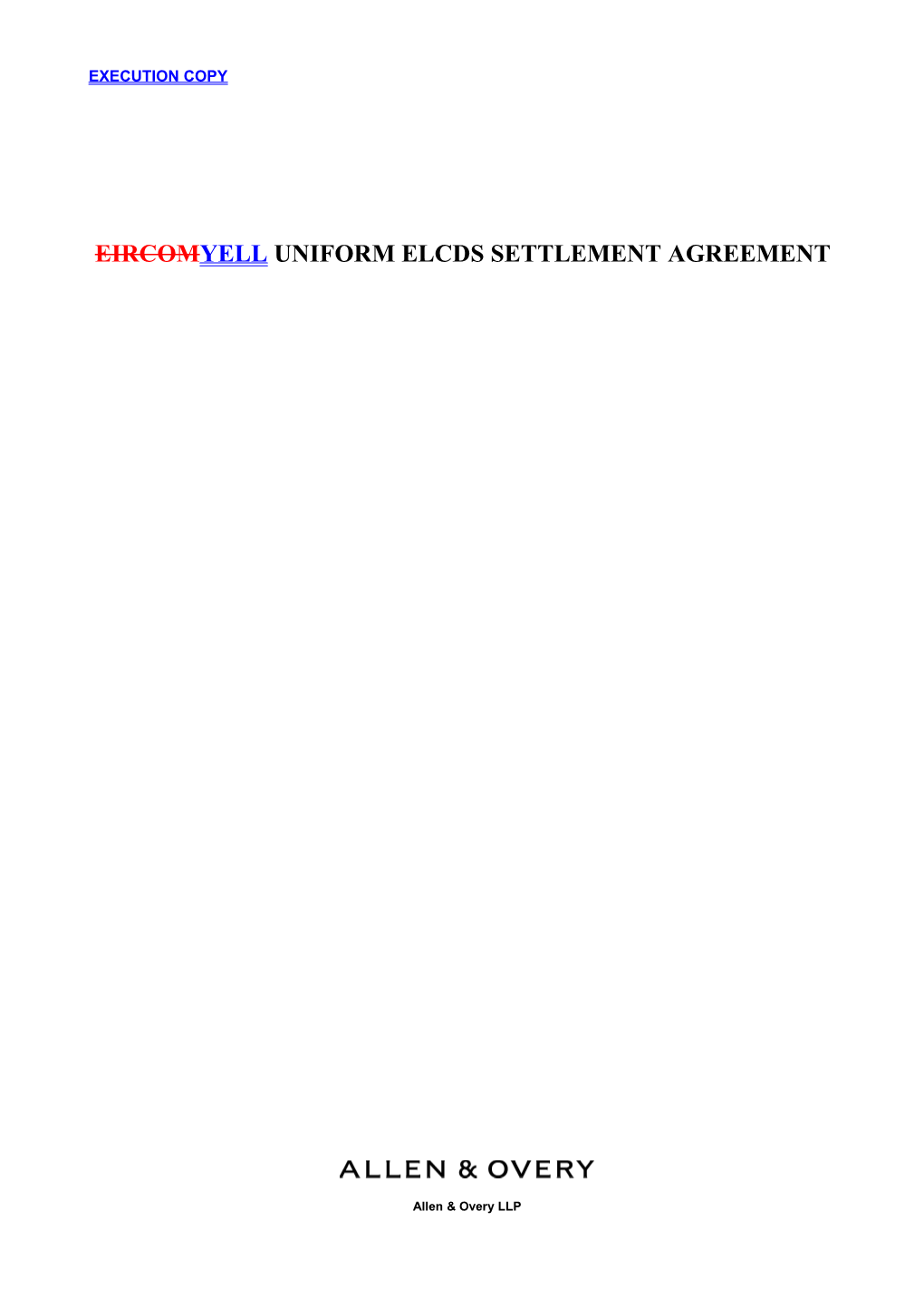 2. Settlement Agreement Effective Date 3