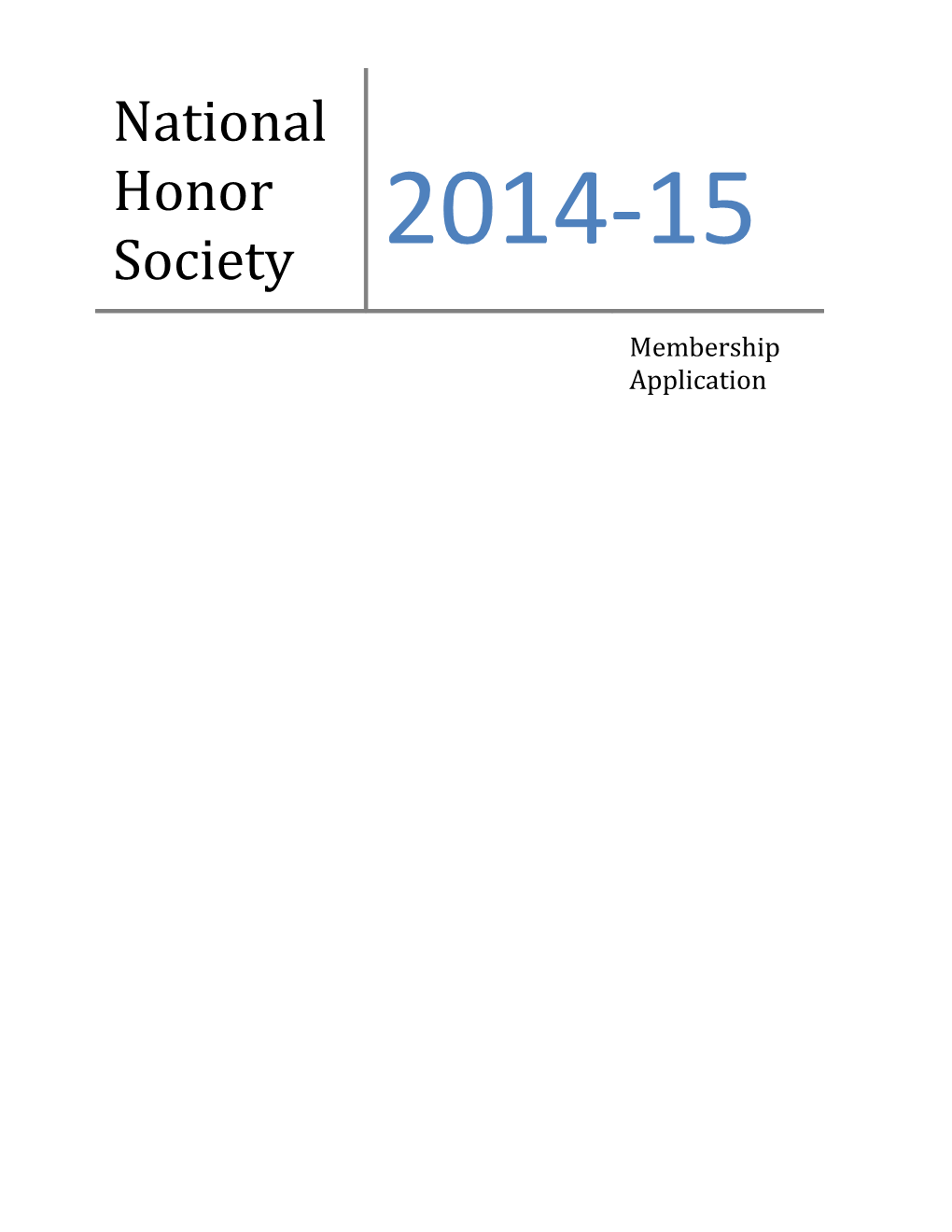 National Honor Society s4