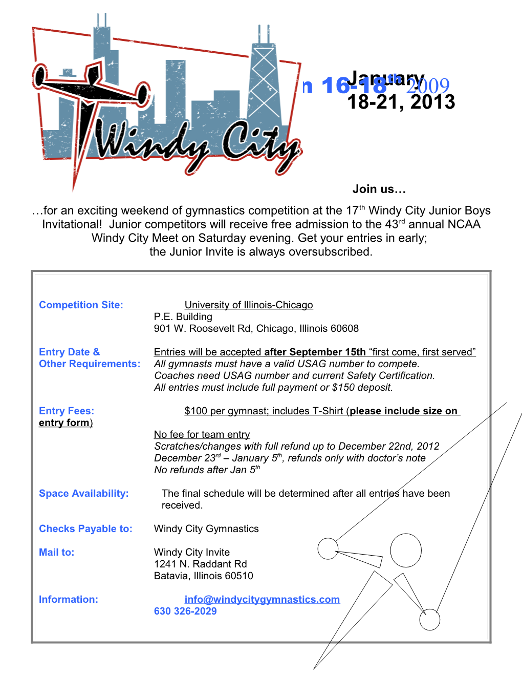 Windy City Eleven Entry Form