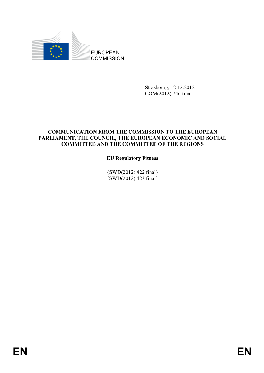 1.Smart Regulation: Responding to the Economic Imperative