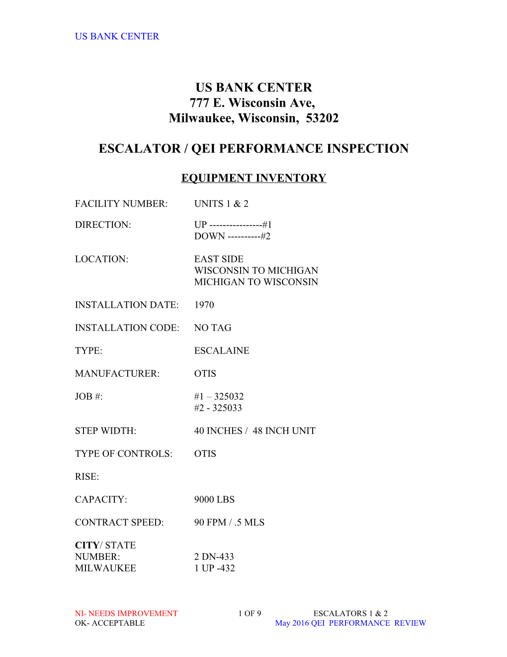 Mac Escalator Maintenance Inspection s1