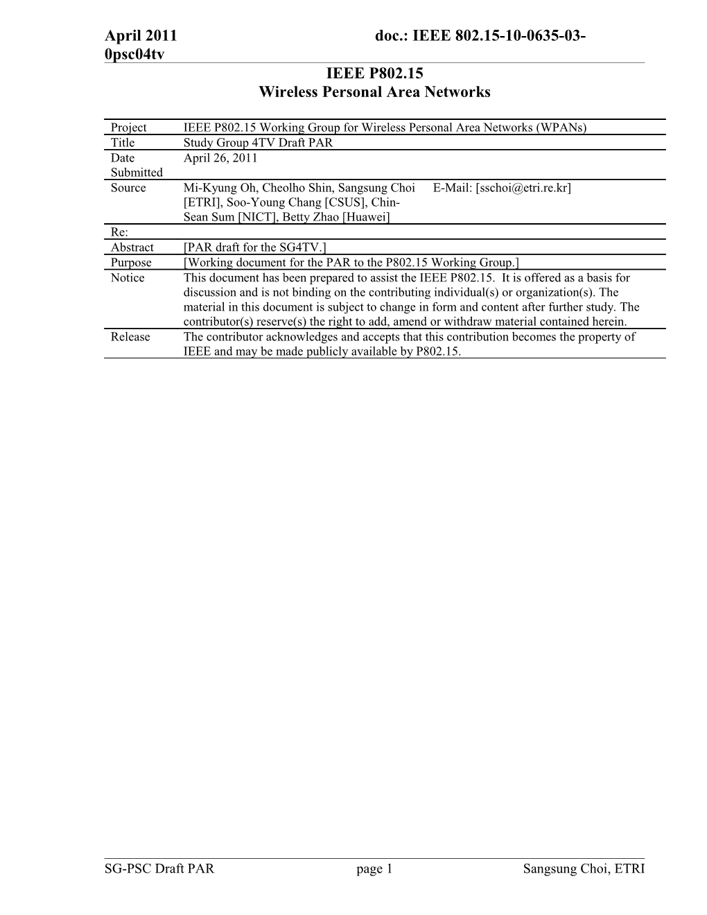 Wireless Personal Area Networks s39