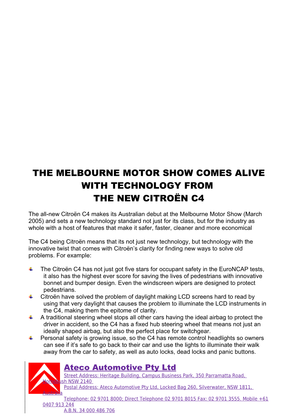 The Melbourne Motor Show Comes Alive with Technology From