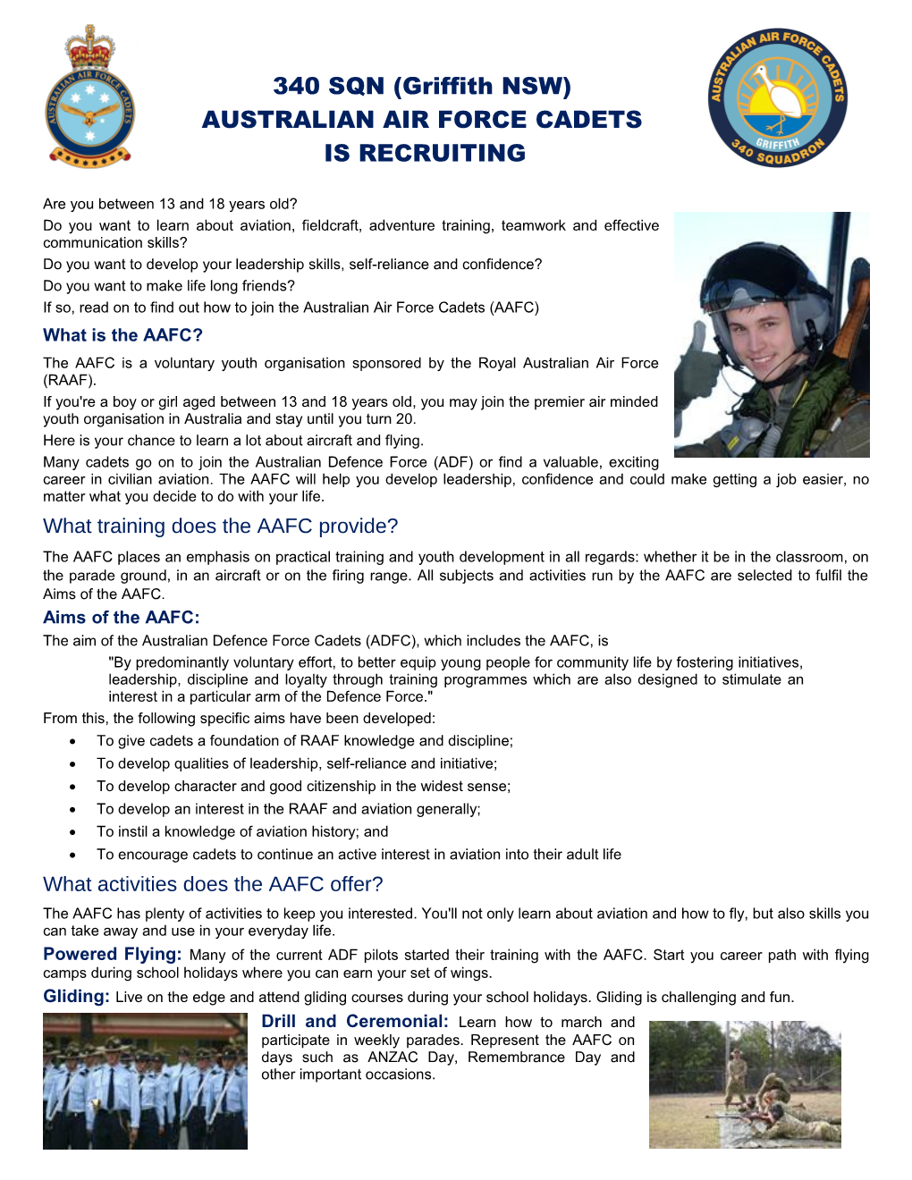 340 SQN Recruiting Poster