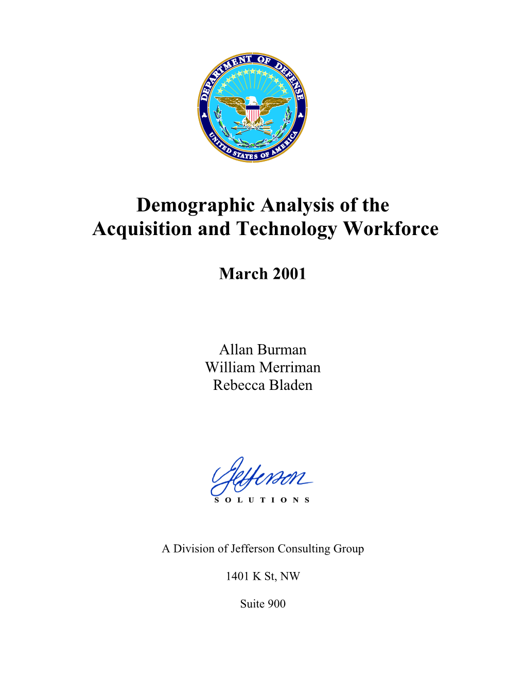 Acquisition and Technology Workforce