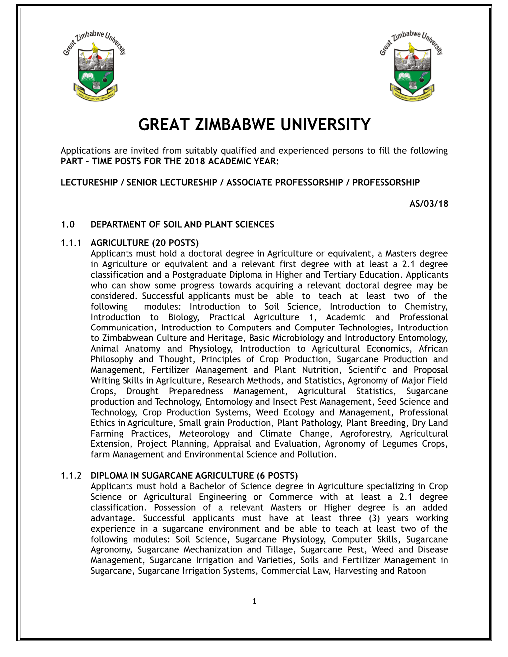 Great Zimbabwe University