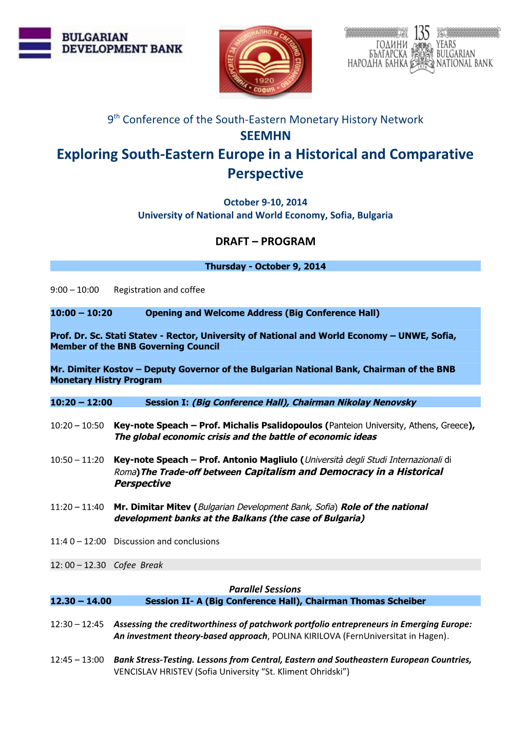 Exploring South-Eastern Europe in a Historical and Comparative Perspective