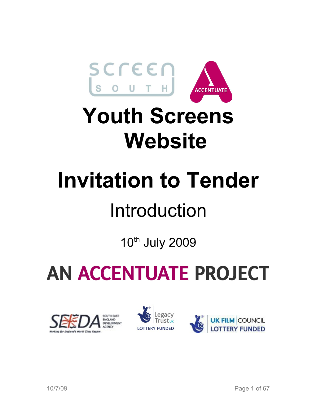 Youth Screens Website