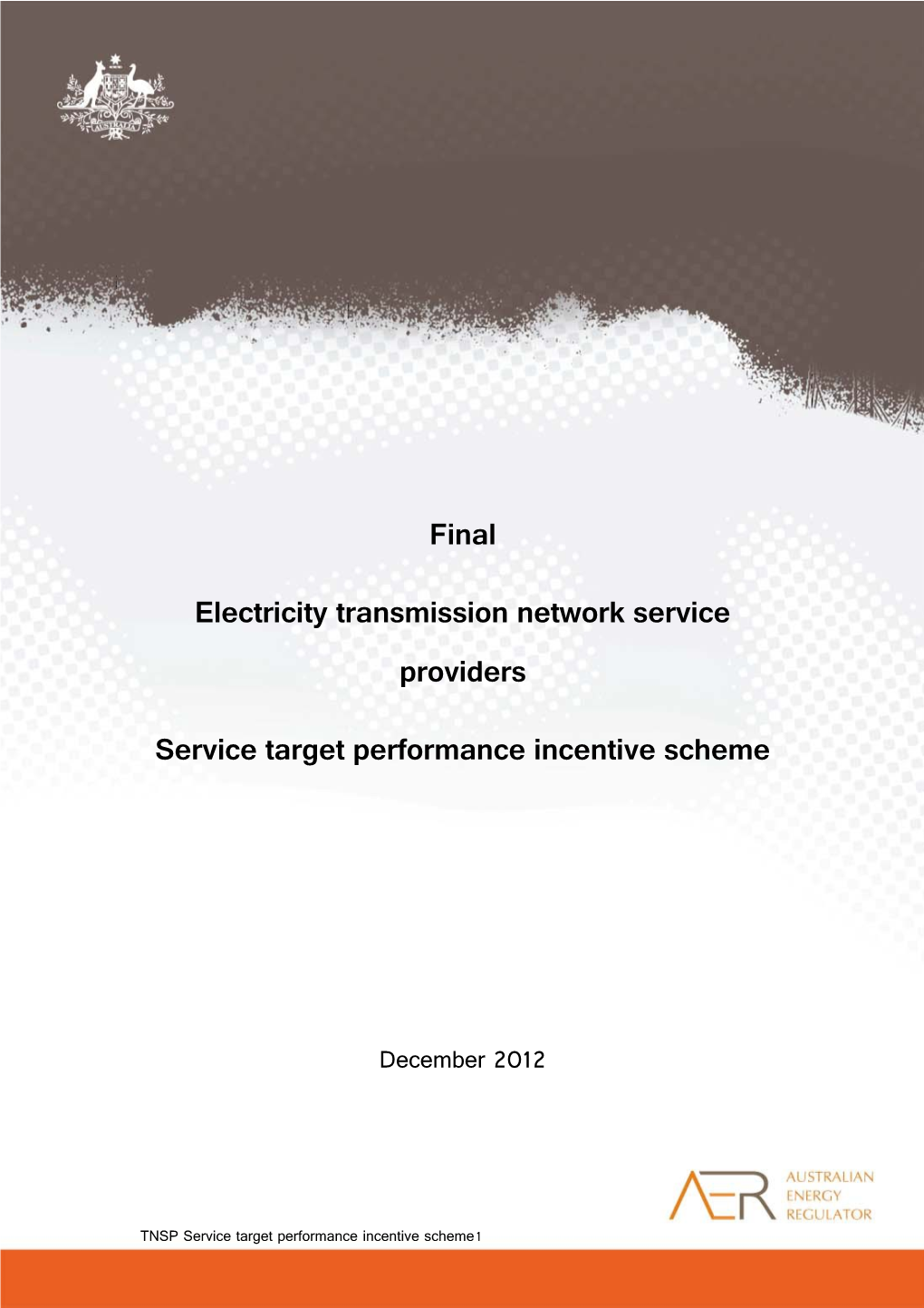 Electricity Transmission Network Service Providers