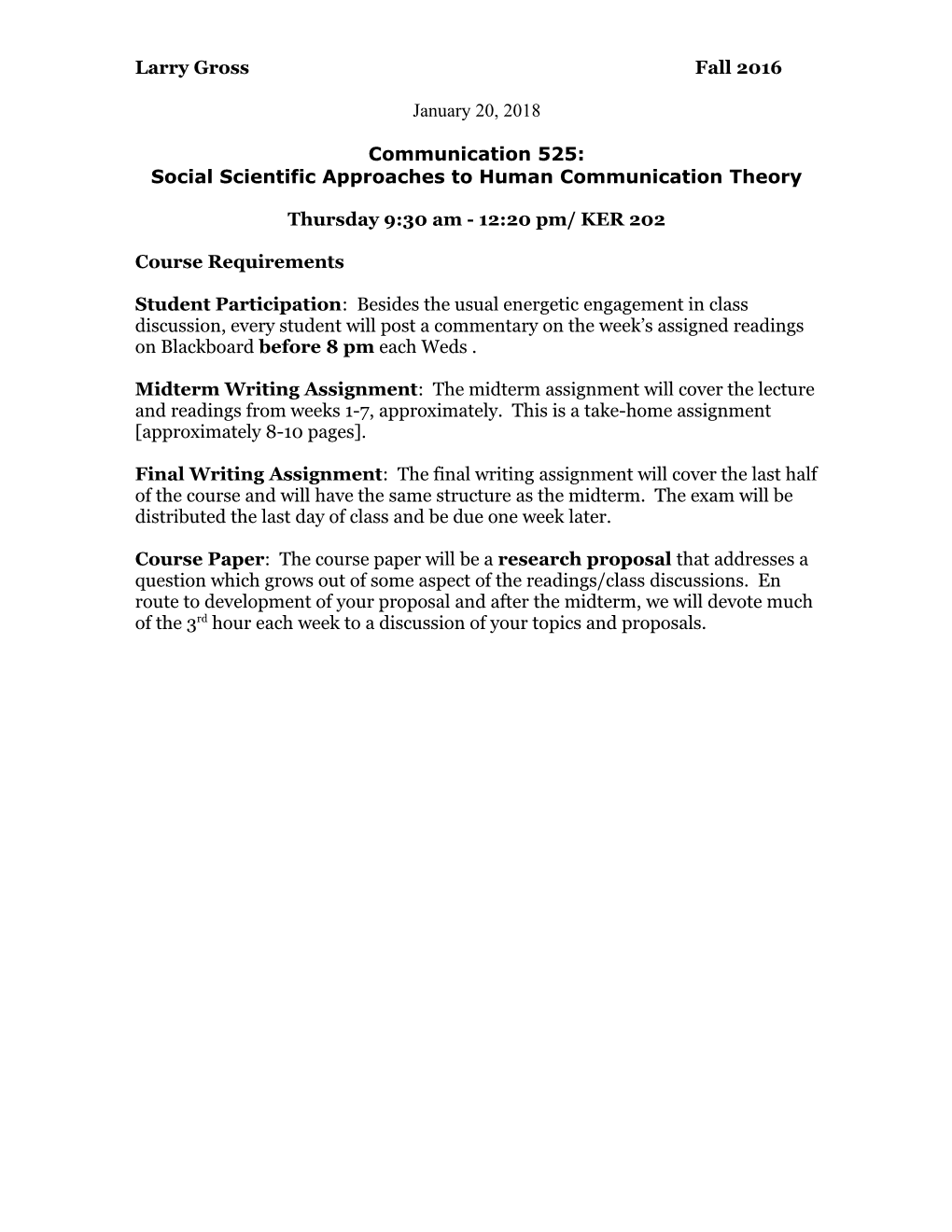 Social Scientific Approaches to Human Communication Theory