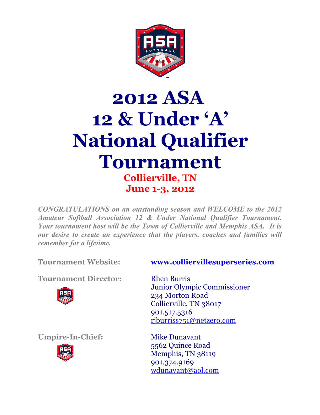 National Qualifier Tournament