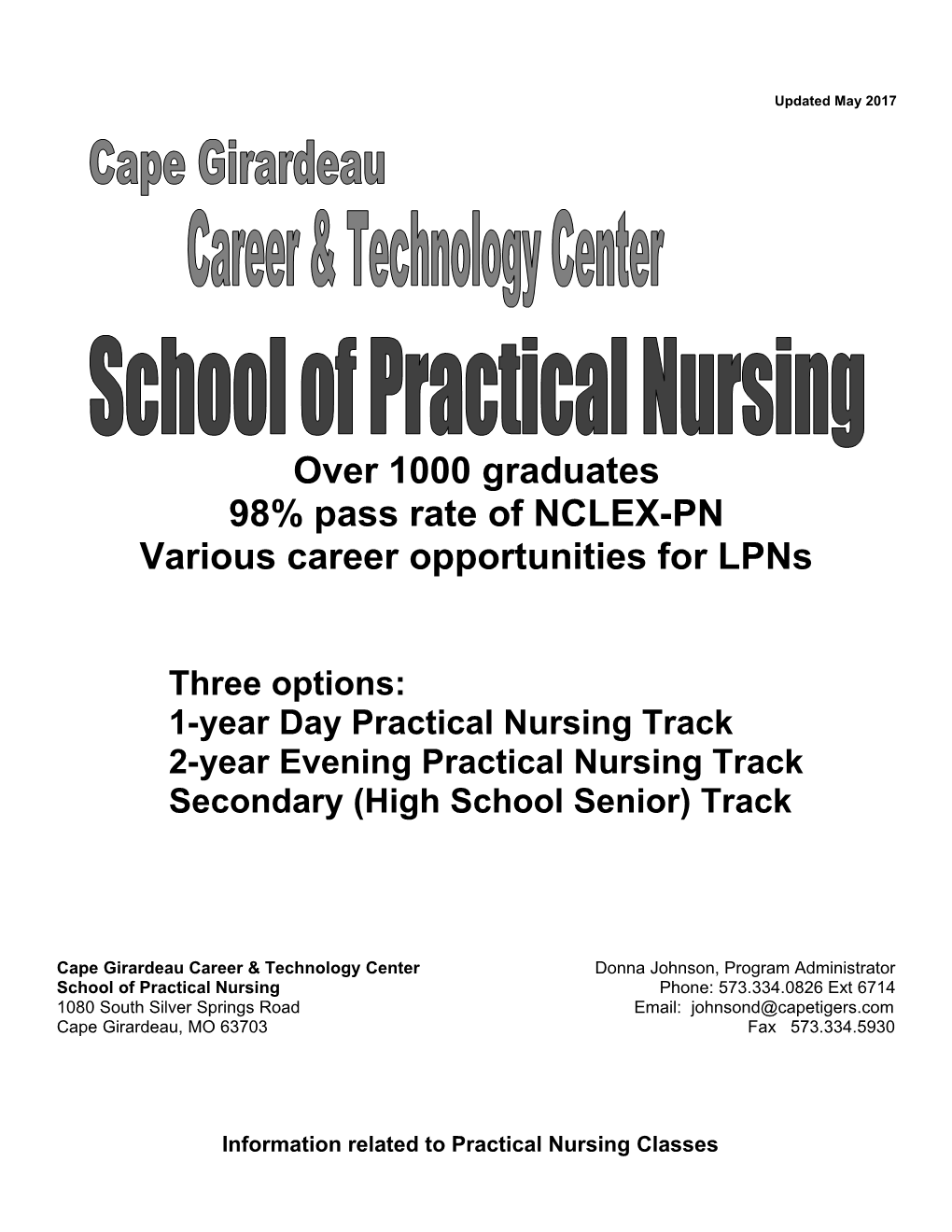 Cape Girardeau Career & Technology Center School of Practical Nursing