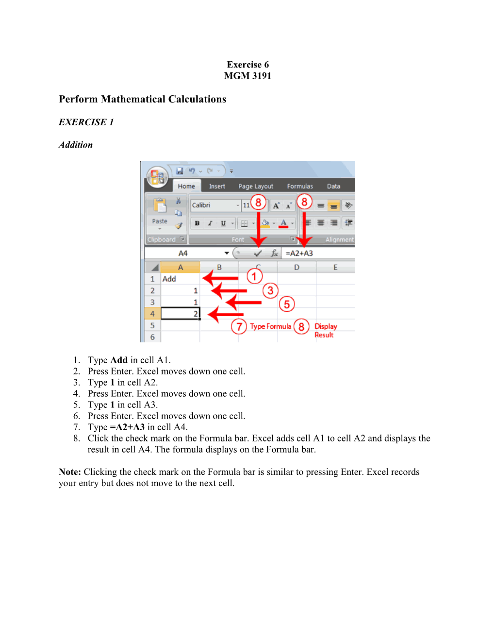 Perform Mathematical Calculations