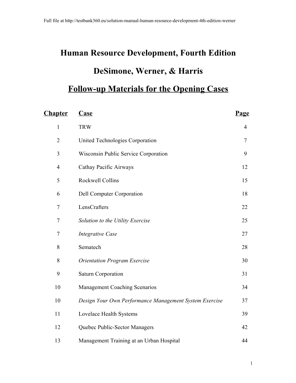 Human Resource Development, Fourth Edition