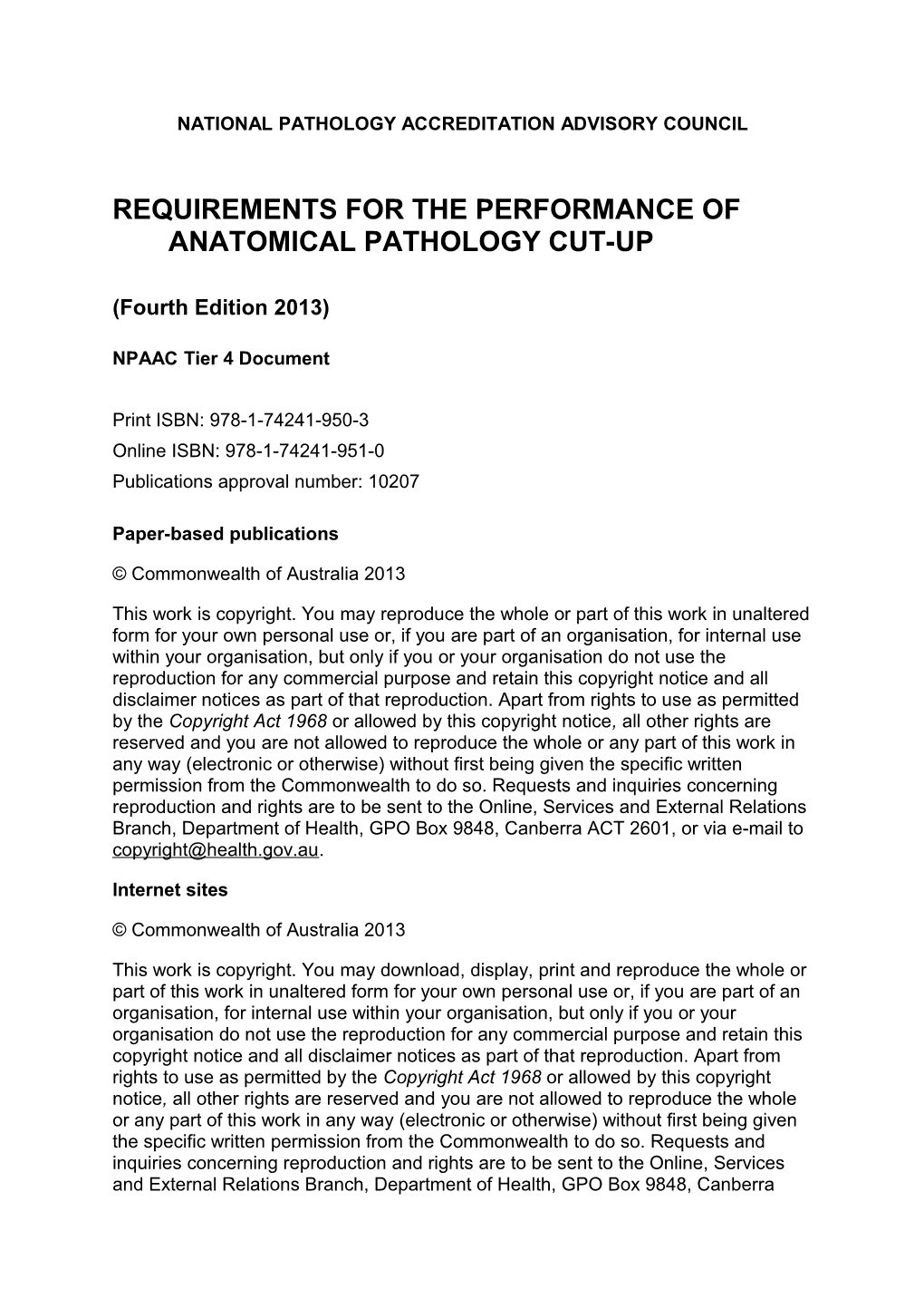 National Pathology Accreditation Advisory Council