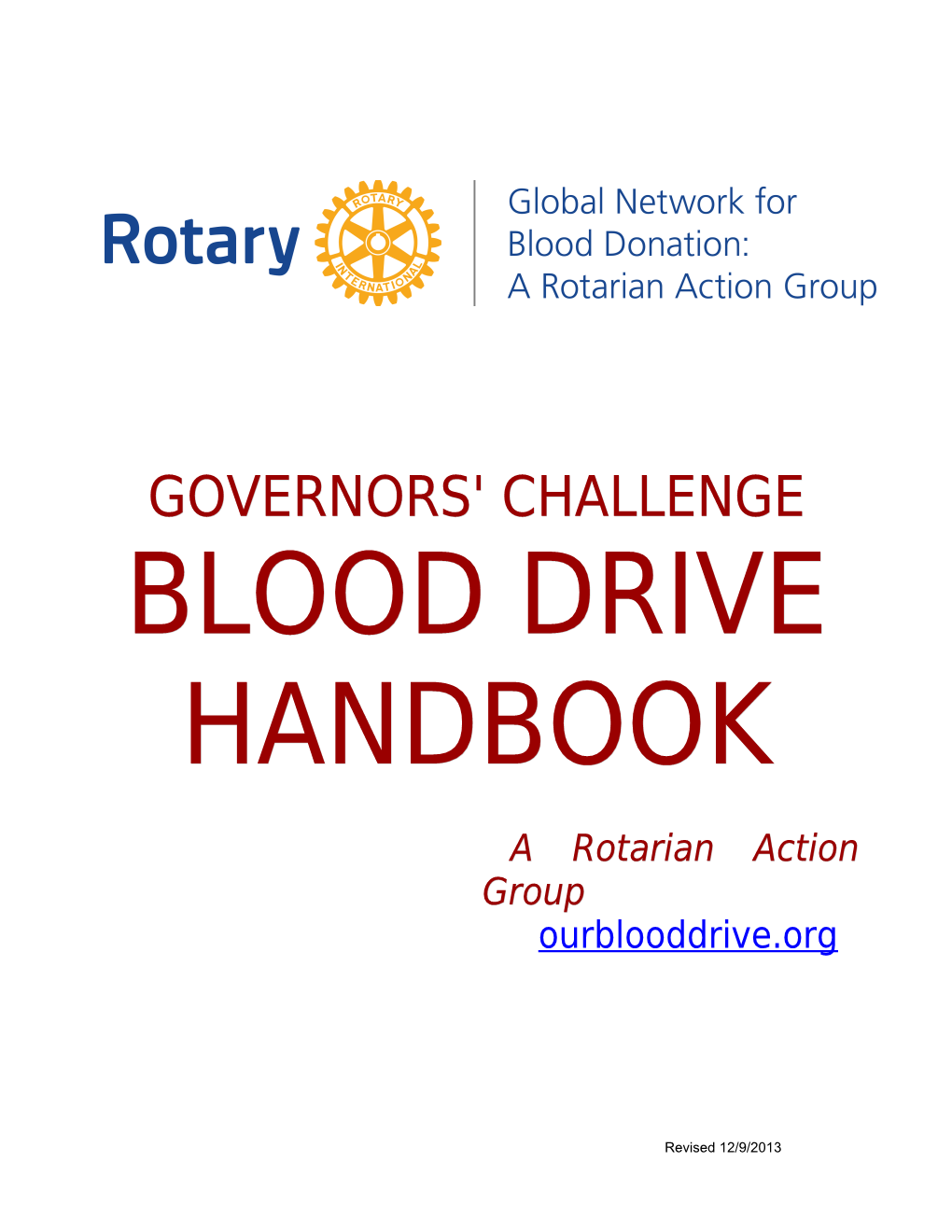 Governors’ Challenge Blood Drives