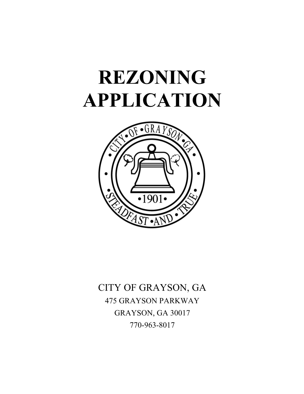 Rezoning Application