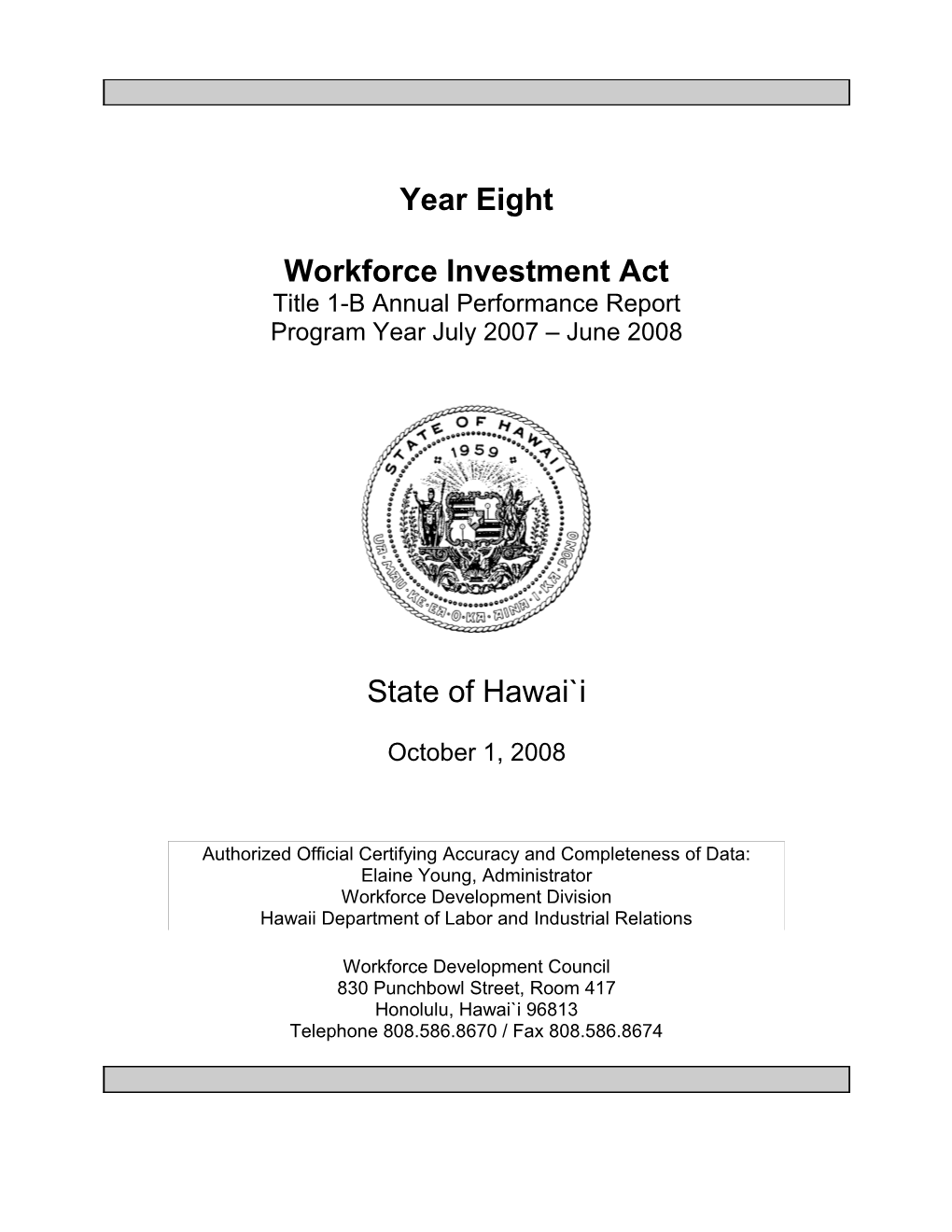 Appendix- Py 2008 Wia Results