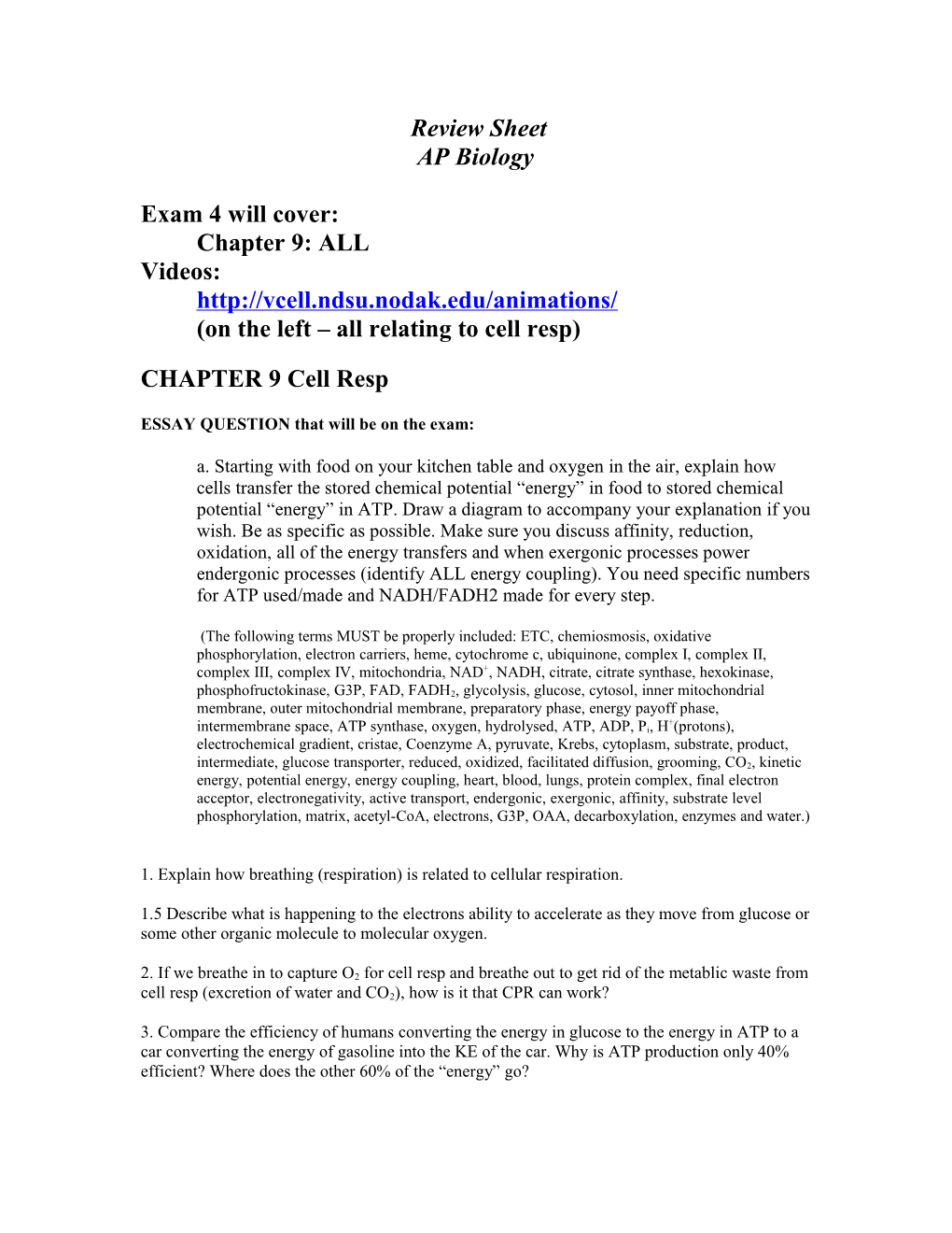 Quiz 2 Review Sheet s1