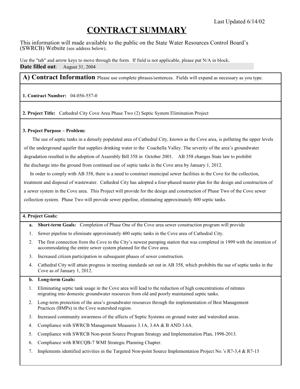 Natural Resource Project Inventory (NRPI) s9