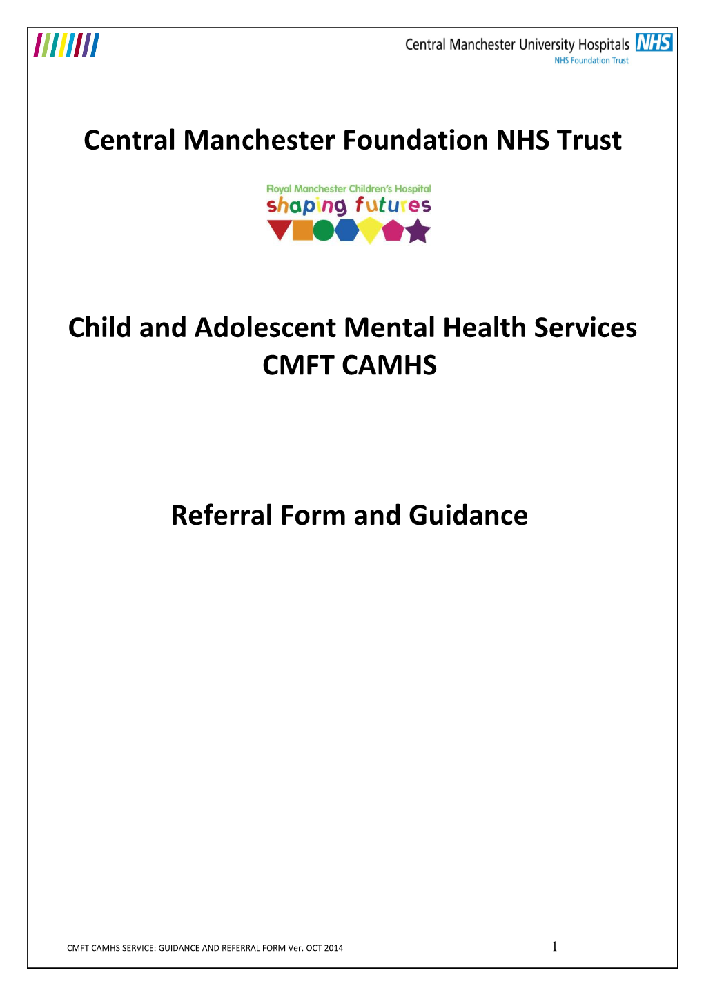 Child and Adolescent Mental Health