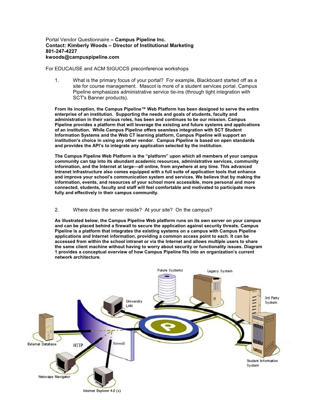 Portal Vendor Questionanire