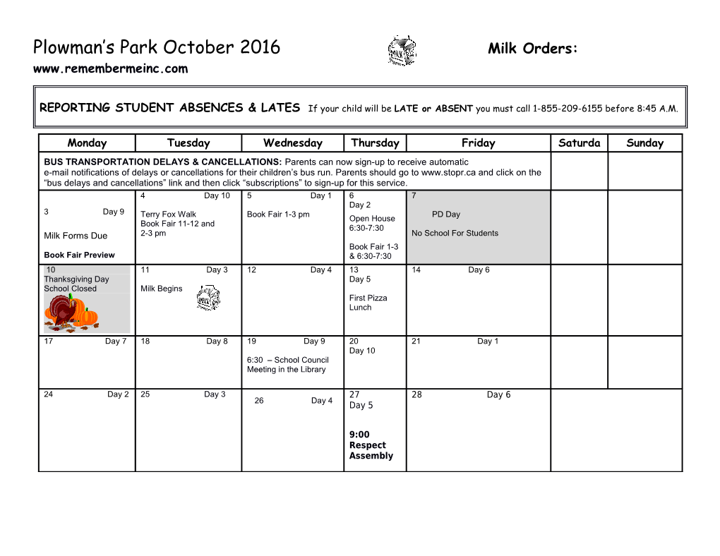 REPORTING STUDENT ABSENCES & LATES If Your Child Will Be LATE Or ABSENT You Must Call
