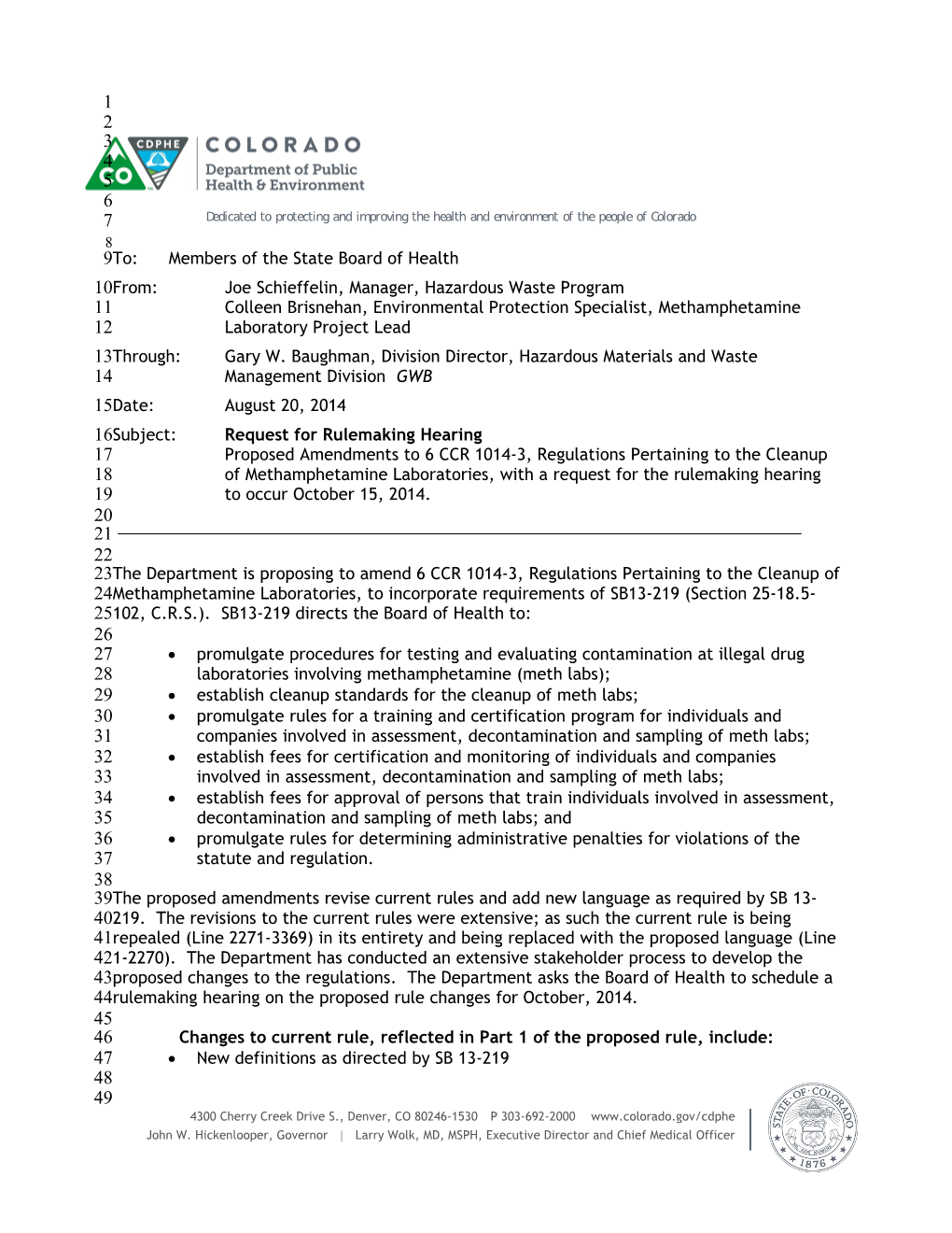 Stmt Basis & Purpose & Specific Statutory Auth & Reg Analysis s1