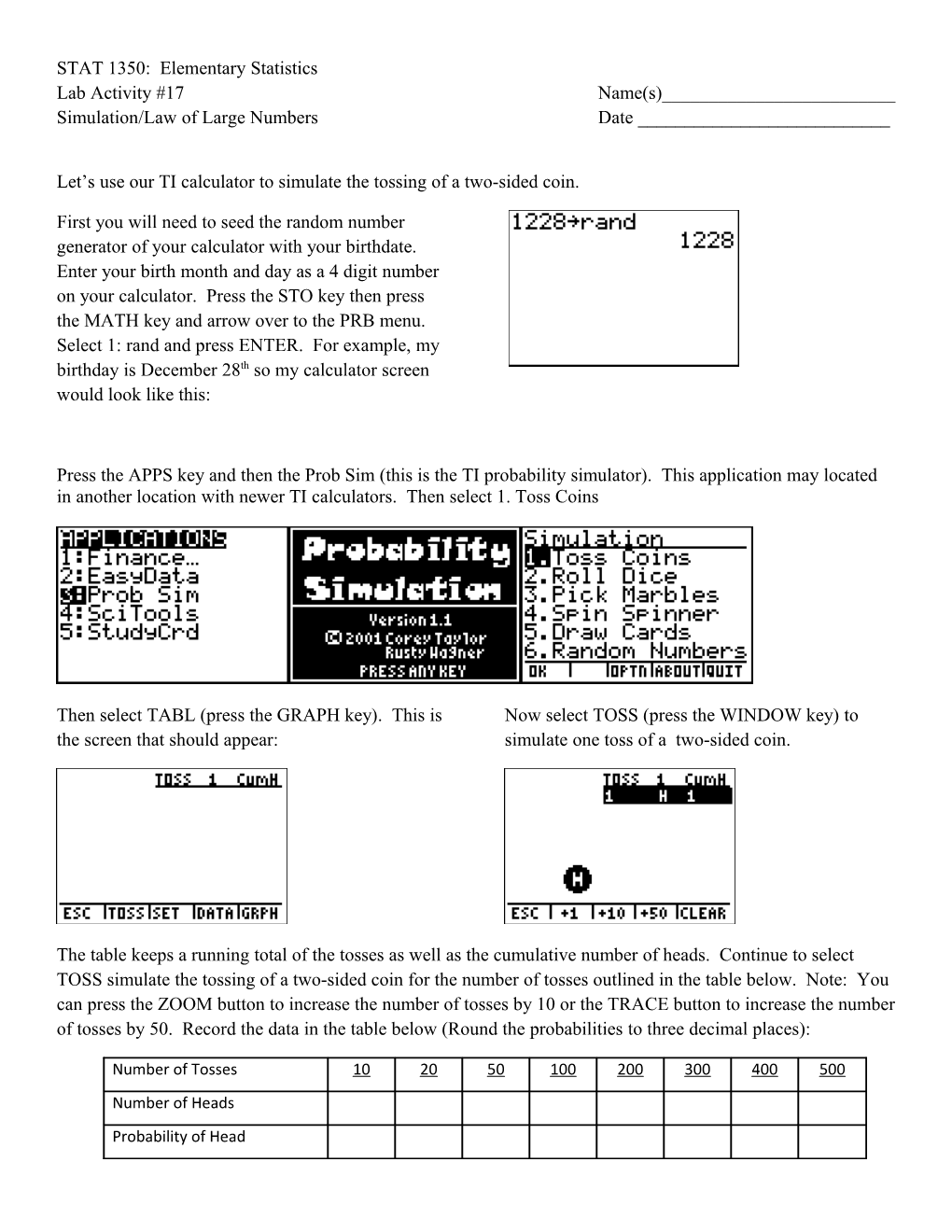 STAT 1350: Elementary Statistics s1