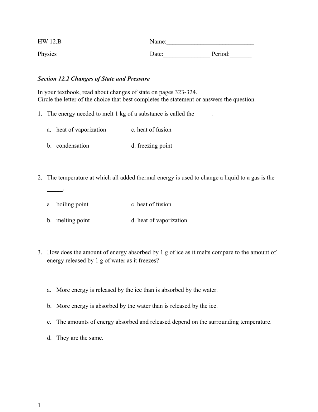 Section 12.2Changes of State and Pressure