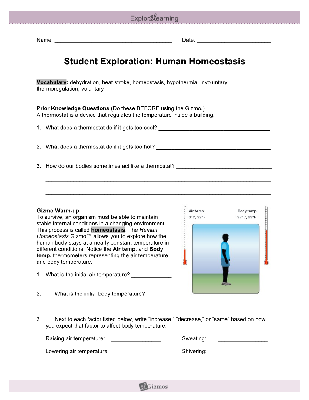 Student Exploration Sheet: Growing Plants s18