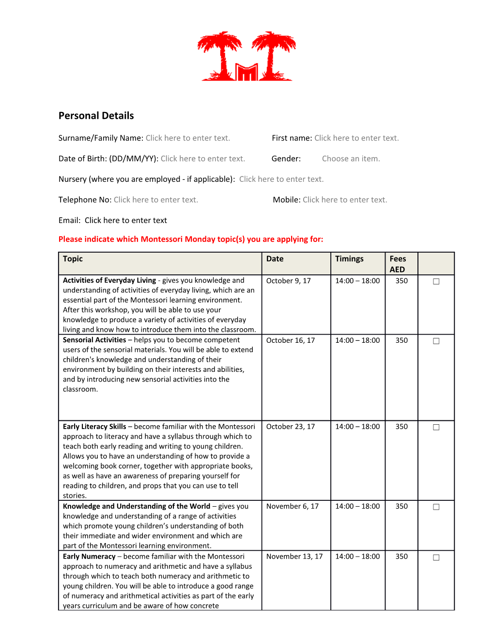 Personal Details s14