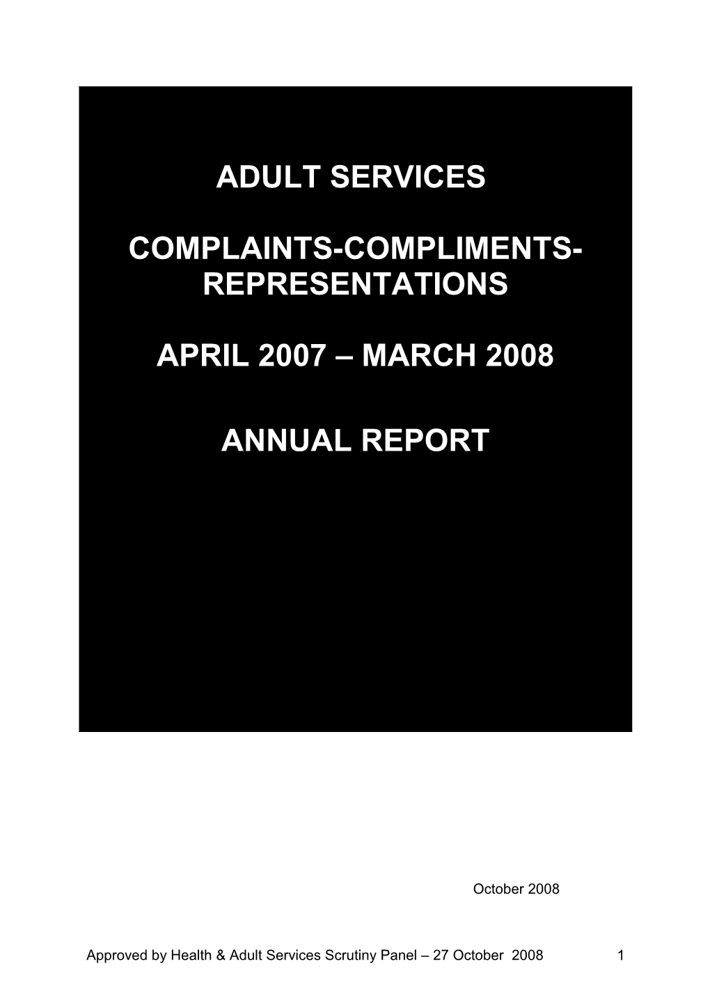 Appendix 1: Summary Table of Community Based Services 18