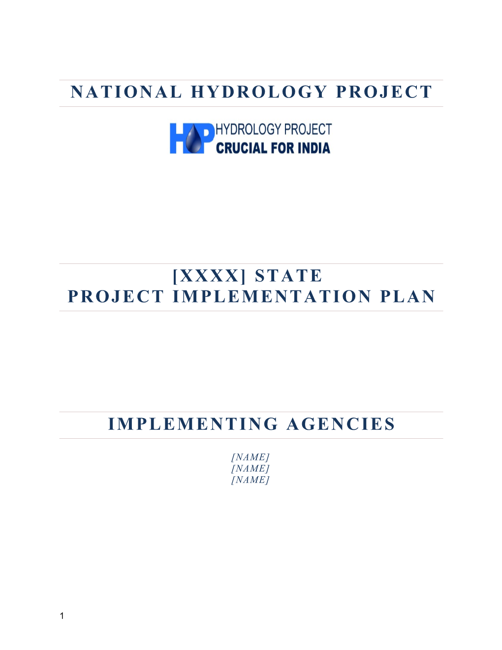 National Hydrology Project