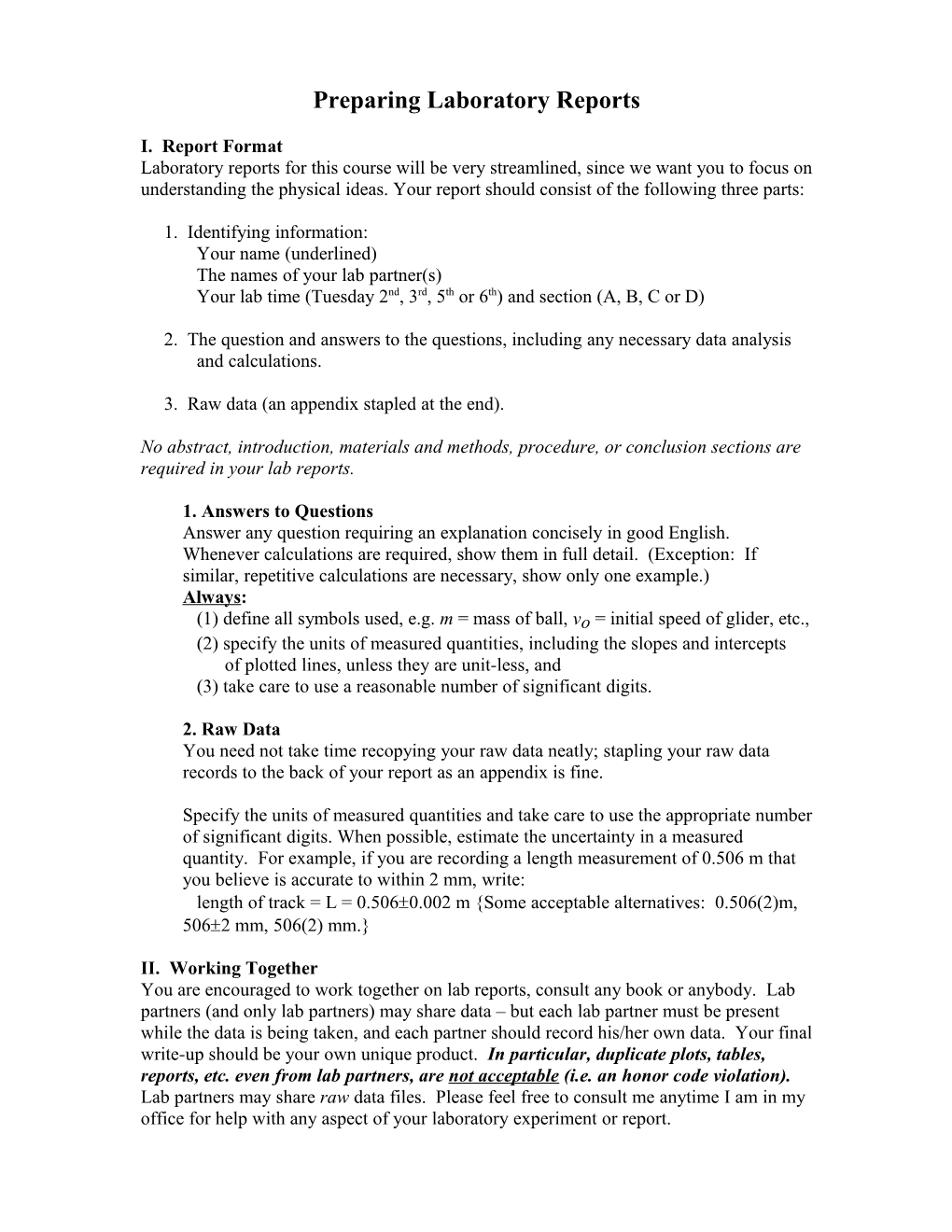 Physics 130/130A - Electricity & Magnetism