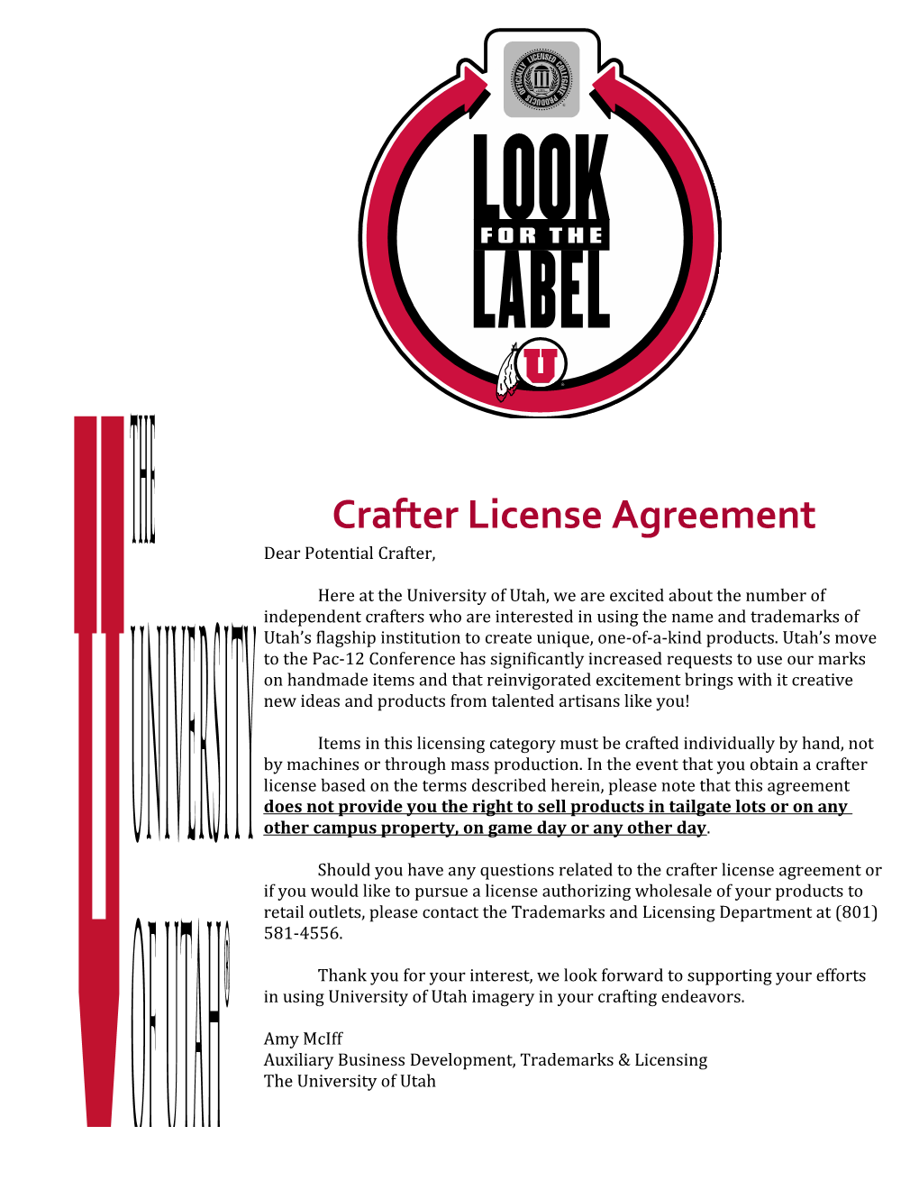 Crafters License Agreement