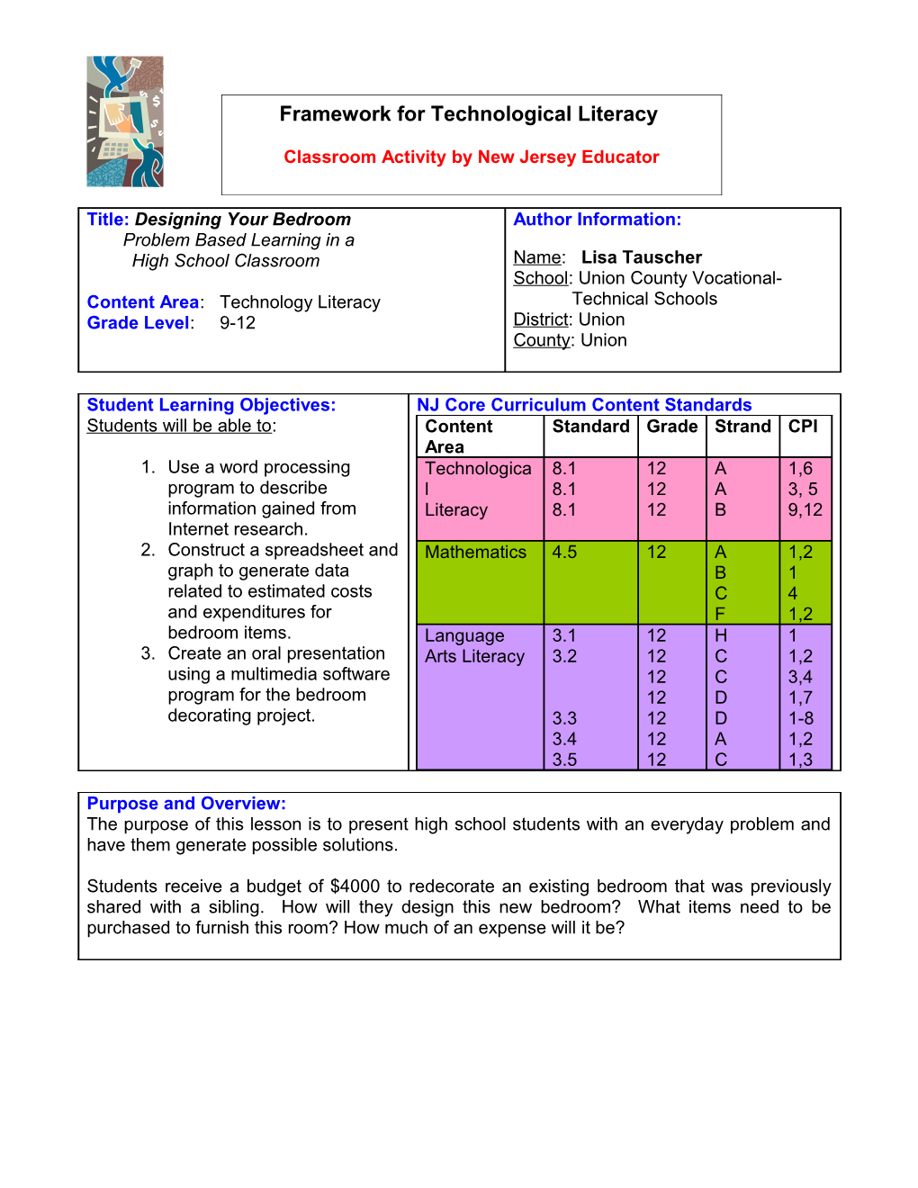 ??Classroom Activity By NJ Educators??