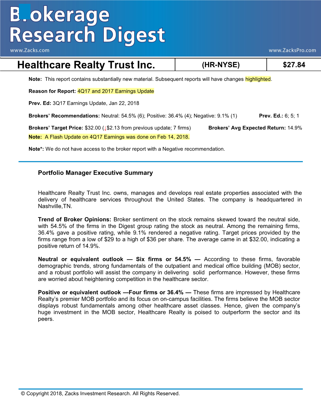 Healthcare Realty Trust Inc